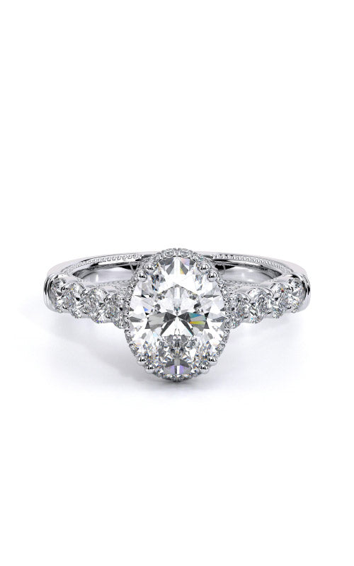 Verragio Insignia 14k White Gold .80ctw Oval Semi Mount Engagement Ring INS-7100OV