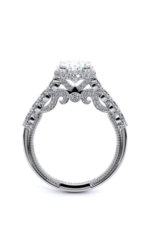 Verragio Semi Mount Round, Cushion 14K White Gold Engagement Ring