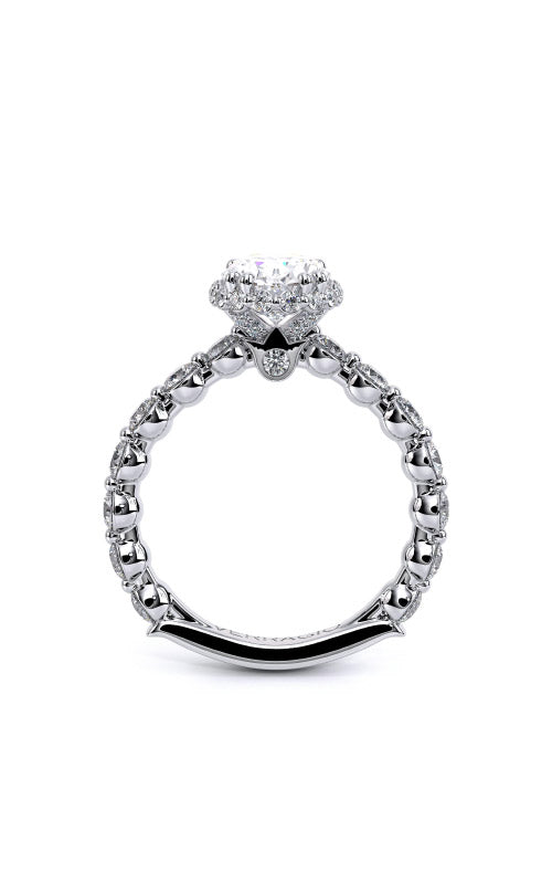 Verragio Semi Mount Round, Cushion 14K White Gold Engagement Ring