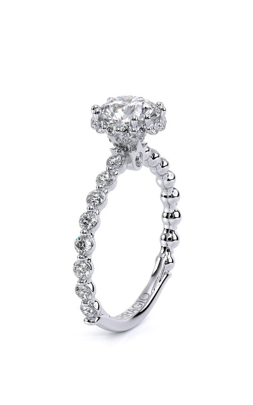 Verragio Semi Mount Round, Cushion 14K White Gold Engagement Ring