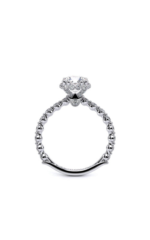 Verragio Semi Mount Round, Cushion 14K White Gold Engagement Ring