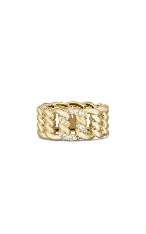 Roberto Coin 18k Yellow Gold Cialoma .10ctw Diamond Knot Ring 7773242AY70X