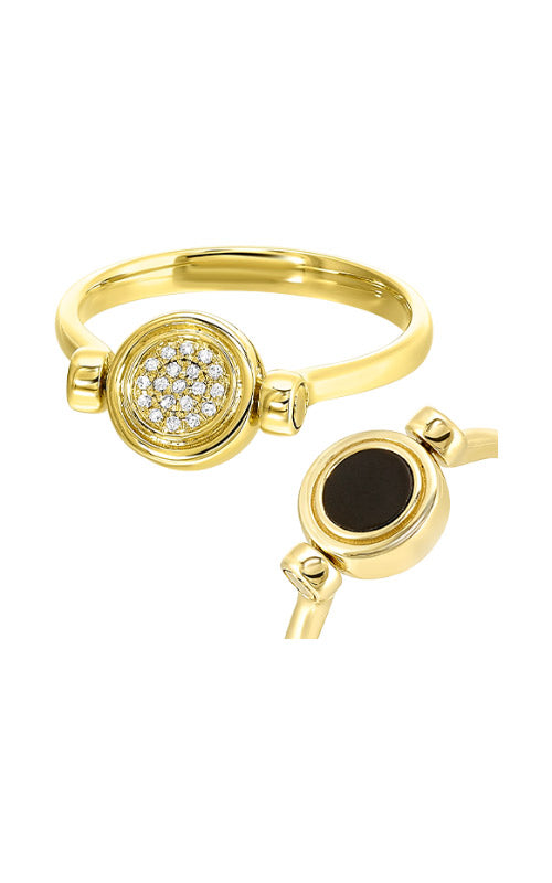 Albert's 10k Yellow .05ctw Reversible Diamond Ring RG12299-1YSCX