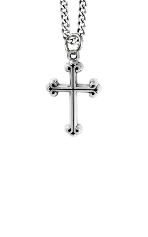 Kingb Cross 925 Sterling Silver Necklace