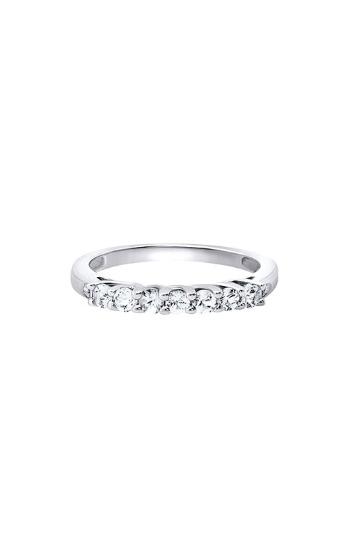 Closeout Sidestone 10K White Gold Ring