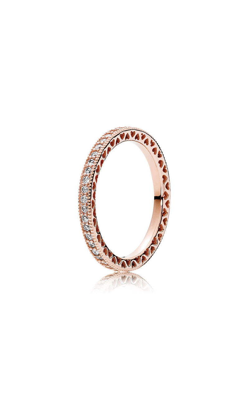 Pandora Sparkle & Hearts Ring 180963CZ-50