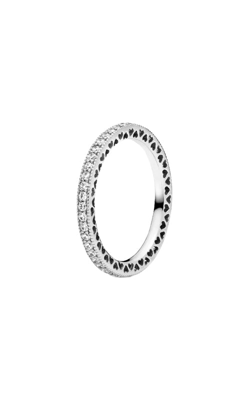 Pandora Sparkle & Hearts Ring 190963CZ-48