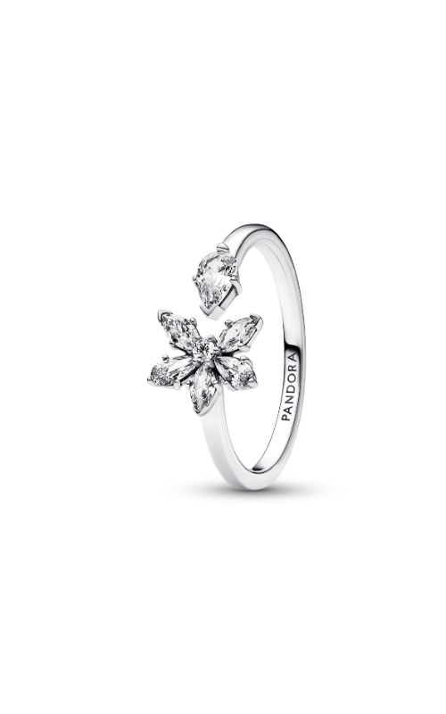 Sparkling Herbarium Cluster Open Ring 192611C01-48