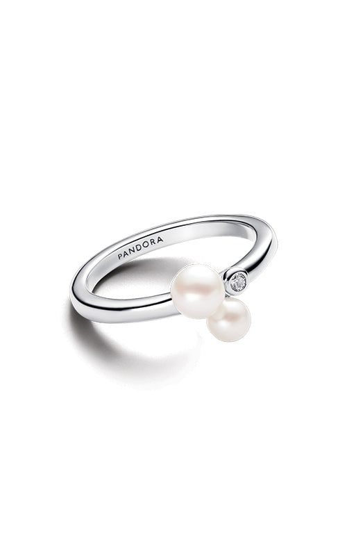 Pandora Duo Treated Freshwater Cultured Pearls Ring 193156C01-52