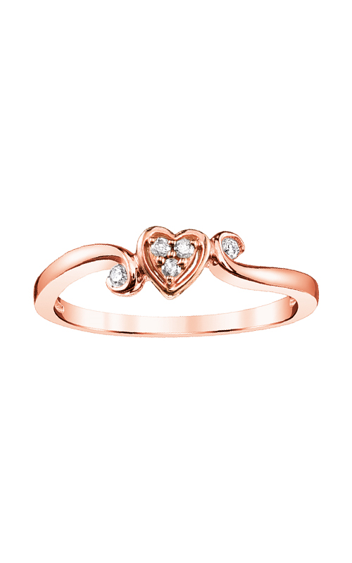 Albert's 10k Rose Gold .08ctw Diamond Promise Ring RE-3122TPA66-0P