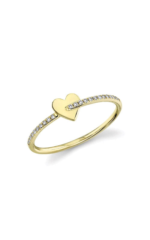 Shy Creation Cocktail Ring 14K Yellow Gold Diamond Ring