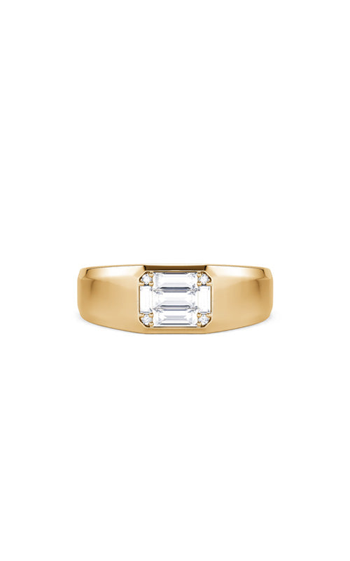 Ashley Lauren 14k Yellow Gold .22ctw Baguette and .01ctw Round Diamond Cluster Ring WB230-14Y