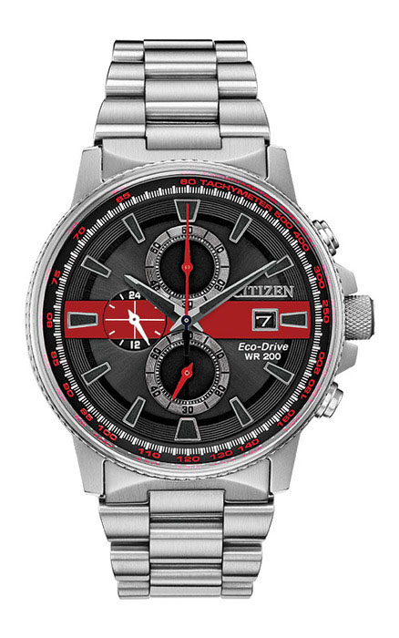 Citizen Thin Red Line Watch CA0299-57E