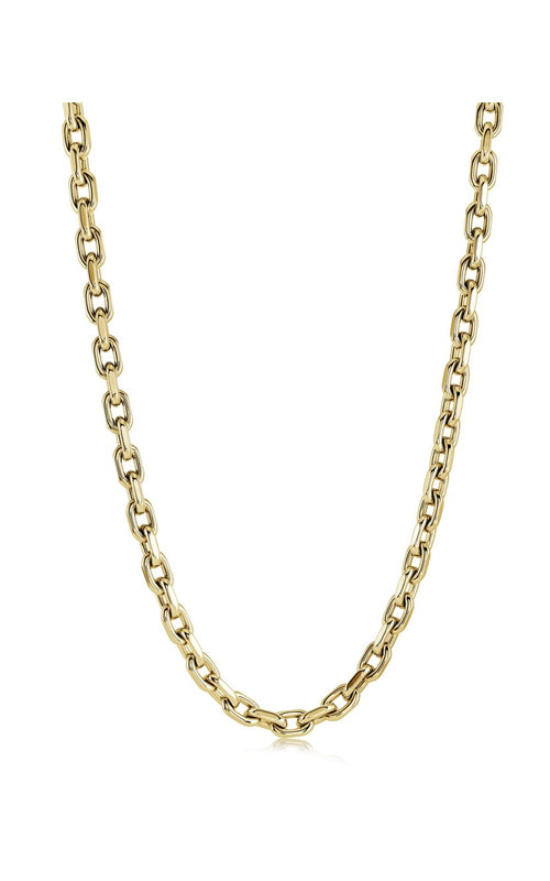 Italgem Stainless Steel and Yellow Gold Plated 22" Anchor Link Chain SYN133-22