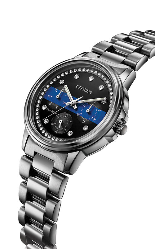 Citizen Ladies Thin Blue Line Watch