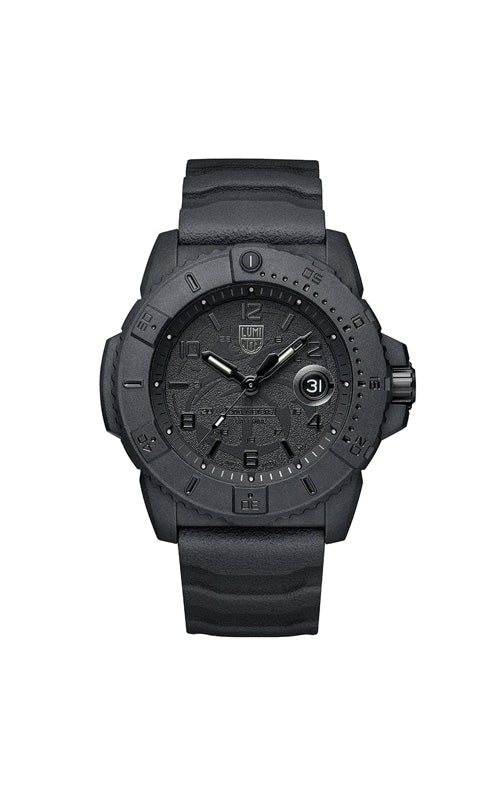 Luminox Navy Seal Foundation 45mm Military Black Out XS.3601.BO.NSF