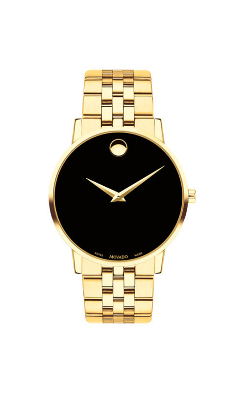 Movado Museum Classic 40mm Gold Tone Men's and Ladies Watch 0607203