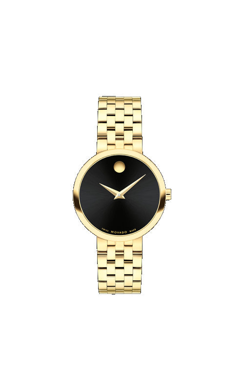 Movado Museum Classic 30mm Goldtone Ladies Watch 0607847