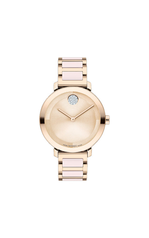Movado Two-Tone Bold Evolution 2.0 34mm Ladies Watch 3601237