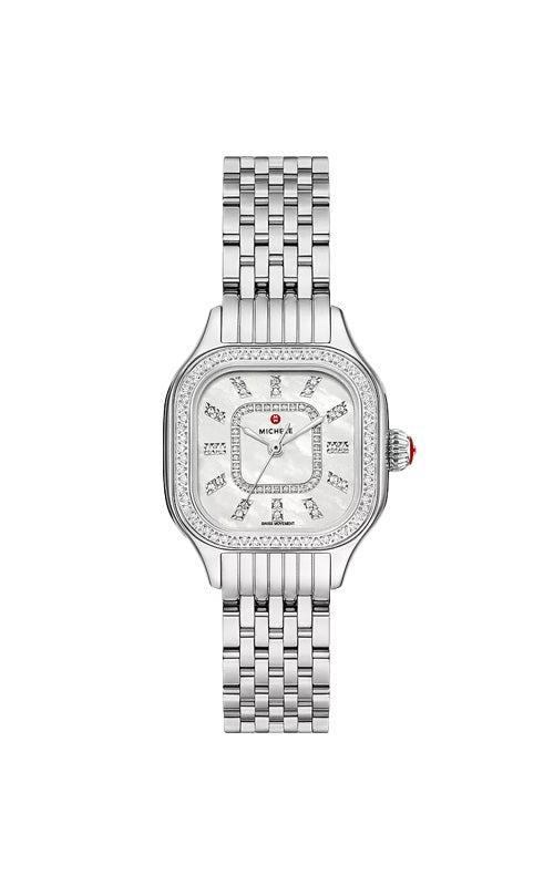 MICHELE Meggie Diamond Stainless Steel Watch MWW33B000001