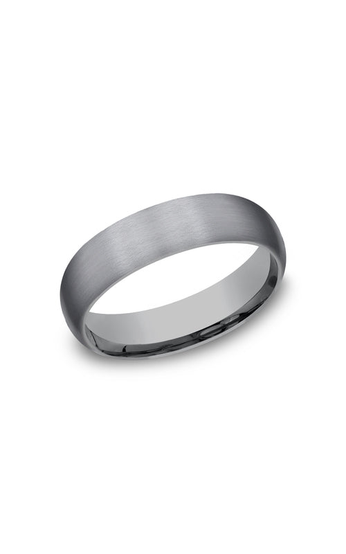 Benchmark Tantalum Grey 6mm Satin Wedding Band - SIZE 10 - CF56413GTA10
