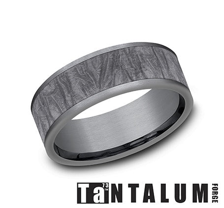 Benchmark Men's Grey Tantalum 7MM Fabric Band CF847635GTA10