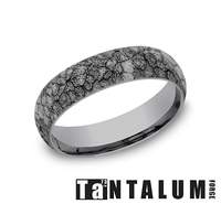 Benchmark Men's 6MM Grey Tantalum Rubble Rock Pattern CF856796GTA10