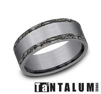 Benchmark Men's Tantalum Grey 7MM Stonewall Edge CFE847882GTA10