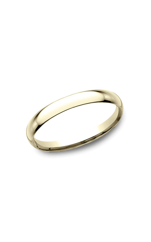 Benchmark Men's and Ladies 14k Yellow Gold 2mm Light Comfort Fit Wedding Band - Size 7 - LCF12014KY07