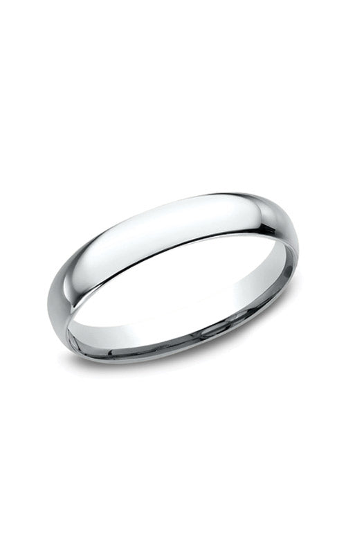 Benchmark Men's and Ladies14k White Gold 3mm Light Comfort Fit Wedding Band - Size 7 - LCF13014KW07