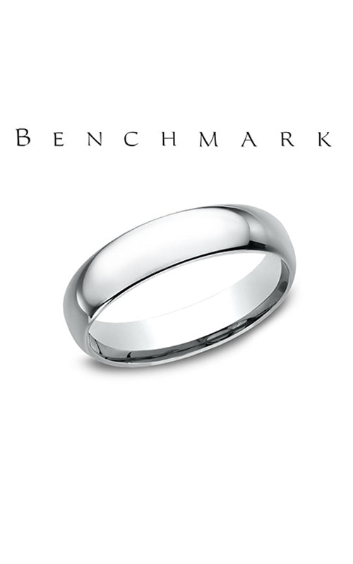 Benchmark Men's 14k White Gold 5MM Band LCF15014KW10