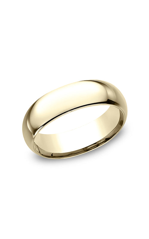 Benchmark Men's and Ladies 14k Yellow Gold 7mm Light Comfort Fit Wedding Band - SIZE 9.5 - LCF17014KY09.5