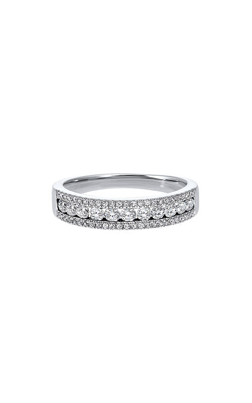 Albert's 14k White Gold 1/2ctw Diamond Wedding Band RG10636-4WB