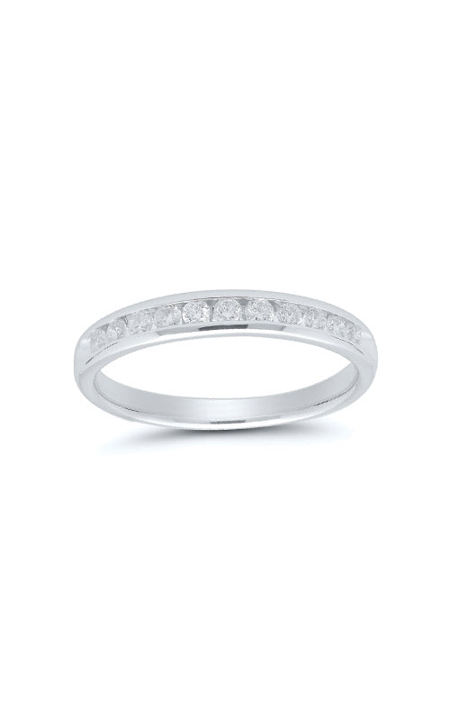 Albert's 14k White Gold 1/3ctw Diamond Wedding Band 4310620334W
