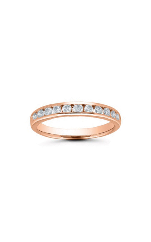 Albert`s 14k Rose Gold 1/2ctw Diamond Wedding Band 4310620504P