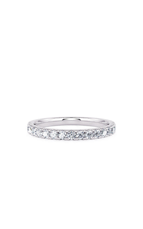 Albert's 14k White Gold .35ctw Round Diamond Wedding Band B10014-HW032A