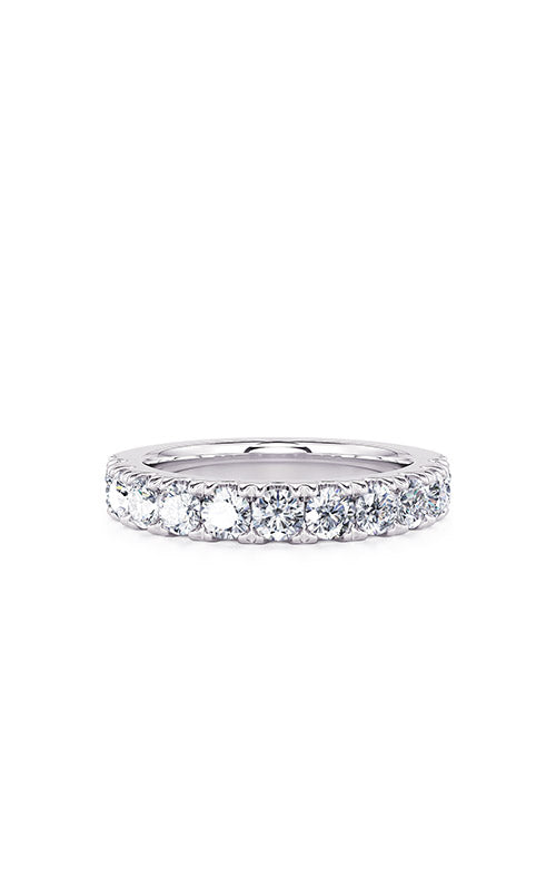 Albert's 14k White Gold 1ctw Diamond Wedding Band B10014-HW102A
