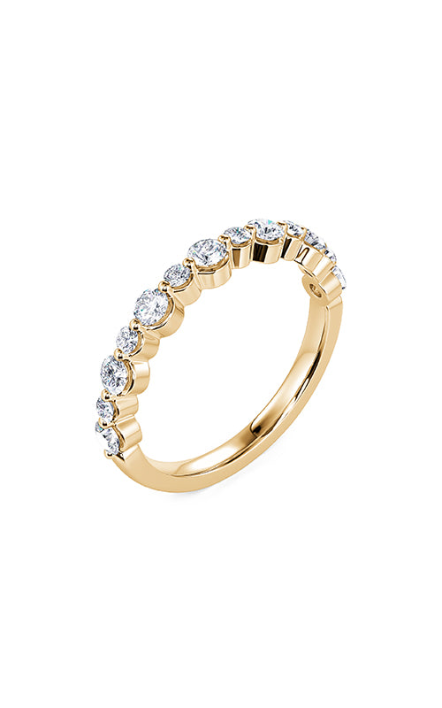 Albert's 14K Yellow Gold 1/2CTW Alternating Round Diamond Wedding Band B2140-14Y