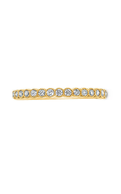 Gabriel 14k Yellow Gold 1/4ctw Diamond Wedding Band AJ-R12925LSY