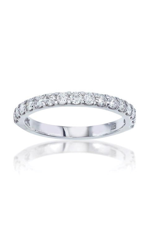 Albert's 14k White Gold 1/6ctw Diamond Shared Prong Wedding Band 79156D-4W-1/6