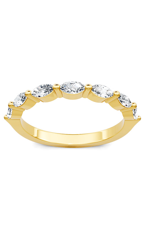 Albert's 14K Yellow Gold 1/2CTW Marquise Diamond Wedding Band 79776D-4Y-1/2-LS