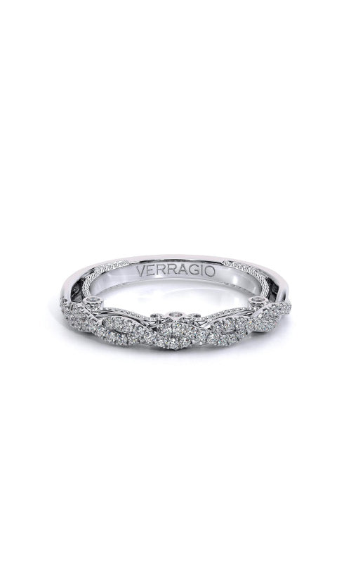 Verragio 18k White Gold .24ctw Diamond Wedding Band INS-7074W