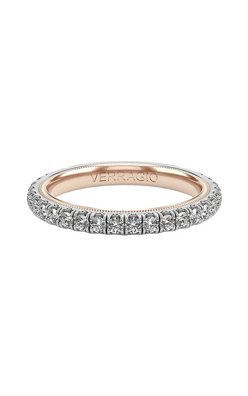 Verragio Tradition 14k White and Rose Gold .65ctw Diamond Band  TR180W-2T/0211