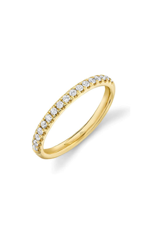 Shy Creation 14k Yellow Gold .25ctw Diamond Band SC22004438