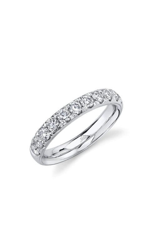 Shy Creation 14k White Gold .90ctw Diamond Band SC22005396