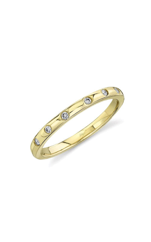 Shy Creation 14k Yellow Gold .07ctw Diamond Band SC22007484