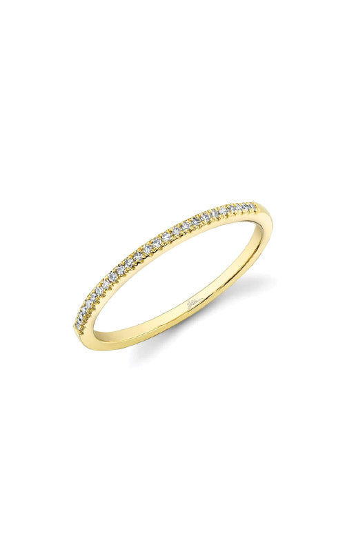 Shy Creation 14k Yellow Gold .08ct Diamond Band SC55002543