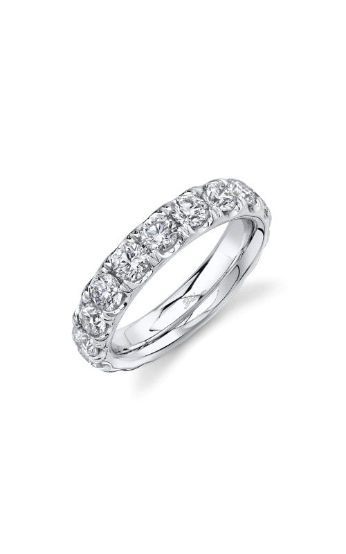 Shy Creation 14k White Gold 3.30ctw Diamond Eternity Band SC55020364EZ7