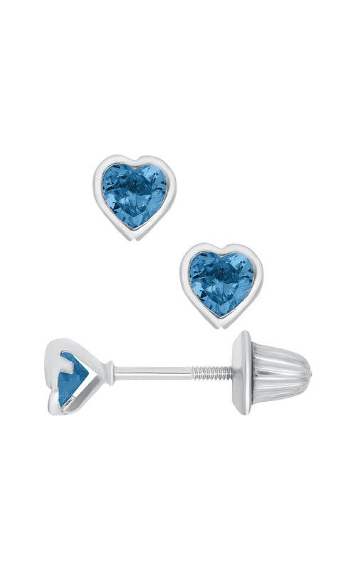 Kids Gemstone 925 Sterling Silver Earring