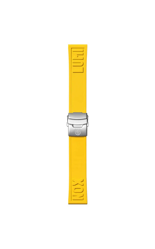 Luminox Cut-to-fit Yellow Rubber Watch Strap